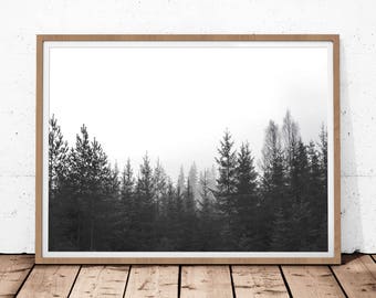 Forest Print Art, Forest Print, Nature Prints, Landscape Prints, Digital Landscape, Nature Decor, Nature Home Decor, Nature Poster, Nature