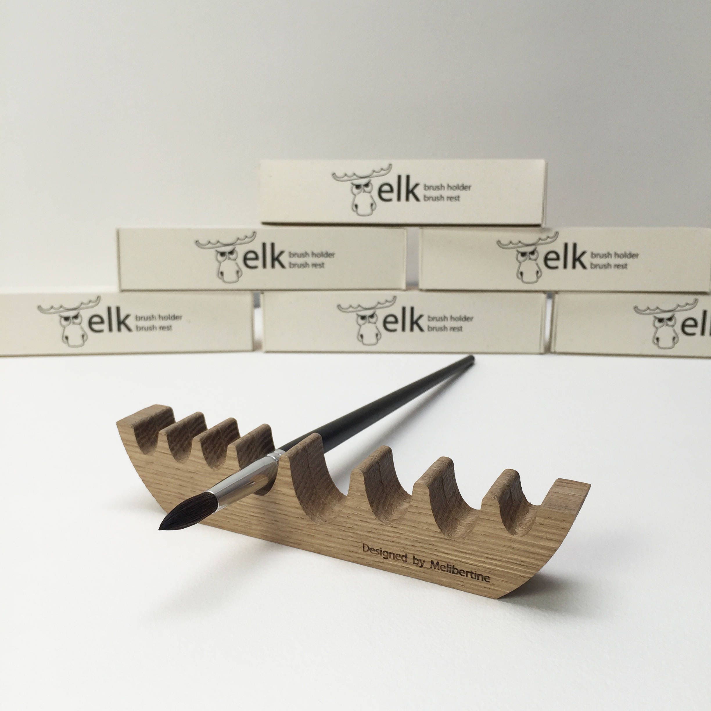 Brush Holder Brush Accessory Watercolor Brush Bench