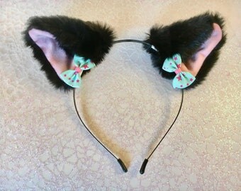 Furry Cat Ears Headband