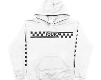 Justin Bieber Purpose Tour Stadium Tour Moto Checkered Merch Hoodie Sweatshirt