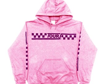 Justin Bieber Purpose Tour Stadium Tour Moto Checkered Merch Hoodie Sweatshirt