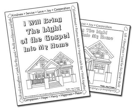 Light of the Gospel Coloring Page