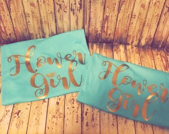 FREE SHIPPING | Flower Girl Shirt | Wedding Party | Flower Girl Gift