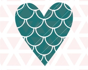 Free Free 79 Mermaid Scale Heart Svg SVG PNG EPS DXF File