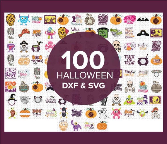 Download Halloween SVG Bundle 100 Designs svg dxf format layered