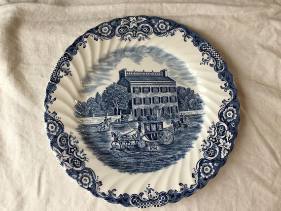 Vintage Heritage Hall / Blue Ironstone Transferware Dinner Vintage Heritage Hall / Blue Ironstone Transferware Dinner