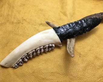 modern obsidian knife for sale