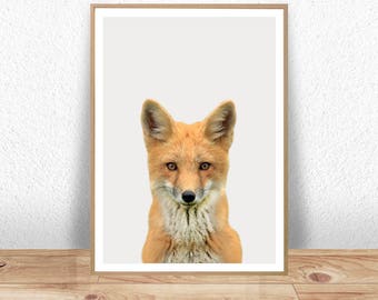 Fox Wall Art fox print fox wall art nursery decor the crown prints Fox Wall Art fox print fox wall art nursery decor the crown prints