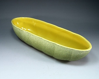 Console Bowl, Planter, Pottery, USA, Speckled, Cottage Chic, Gift, Home Decor, Housewarming Gift, Minimalist, Boho, Retro, Traditional
