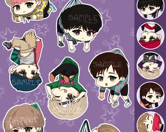 GOT7 chibi charms/phone straps // kpop charms