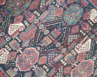 Antique persian rug 4.1 × 3.7 ft 125 × 110 cm