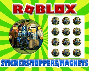 Roblox Stickers / Toppers / Magnets DIGITAL FILE ONLY