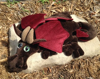 weighted dragon plush