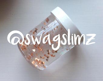 Clear slime w/ copper hearts
