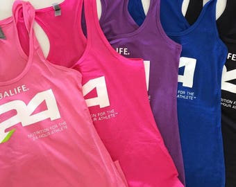 Herbalife 24 Racerback Tank, Wellness Coach tank top, herbalife tank top, herbalife shirt for women, 24 hour athlete tank custom