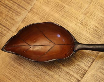 Vinage Wooden Leaf Bowl, Leaf Bowl, Wooden Bowl, Home Decor