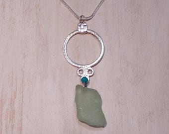 Sea Glass Pendant (pt101-6)