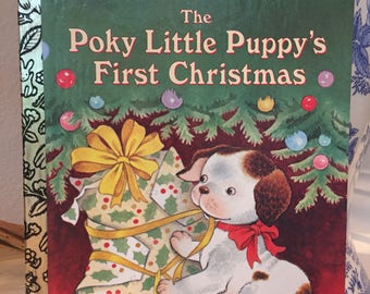 Little Golden Book - The Poky Little Puppy's First Christmas - 461-01 - Mint