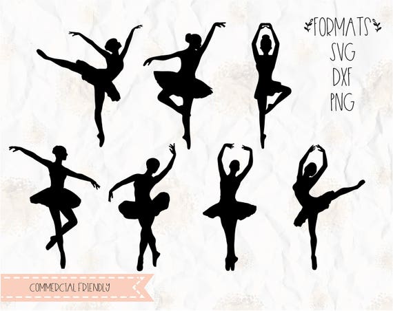 Download Ballerina poses Ballet svg png dxf for cricut silhouette