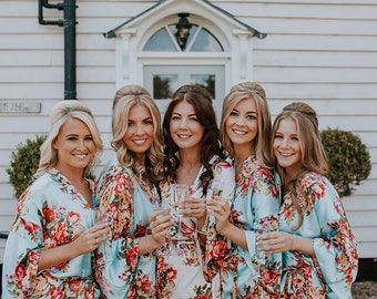 bridesmaids robes set of 5