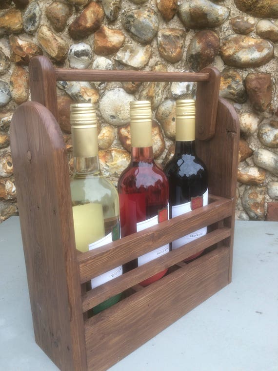 3 wine bottle carrier