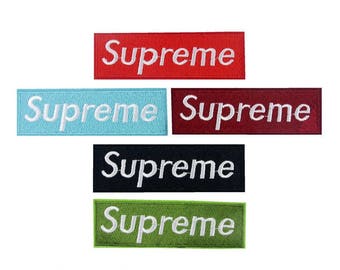 Supreme Iron On Patch - Embroidery Supreme Applique Iron On Patch New