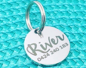 Personalized Dog Tag, Small Dog Tag, Name Tag, Pet Tag, Cat Tag, Personalised Cat Tag, Custom Pet Tag, Custom Dog Tag, Chihuahua, Cat Gift