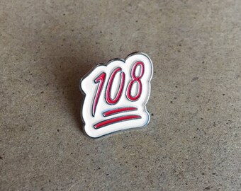Chicago Cubs Pin - Celebrate 108 years since Chicago Cubs World Series Championship with this Emoji Pin