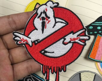 Ghostbusters patch no ghost patch embroidered patch iron on patch bag patch hat patch gift