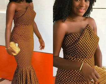 African Print/Ankara Mermaid Dress for Women for Prom/Engagement