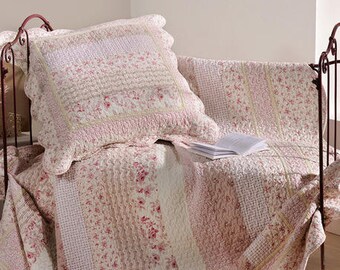 Plaid, quilts, bedspreads, flowers, 230 x 250 cm L l