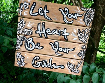 Tom Petty Wildflowers lyrics wooden hanging sign