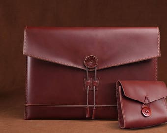 13 inch Laptop Sleeve Leather Macbook Pro 13 Sleeve Macbook Pro Retina 15 Case Macbook Pro 13 Leather Case for Macbook Air 13 11 with pouch