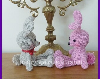 Bunny, crochet, Amigurumi plush