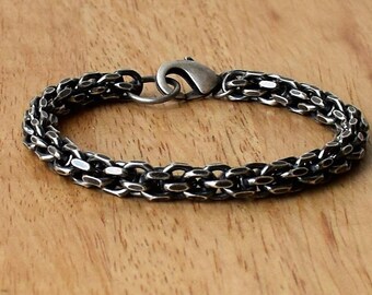 Mens chain bracelet | Etsy