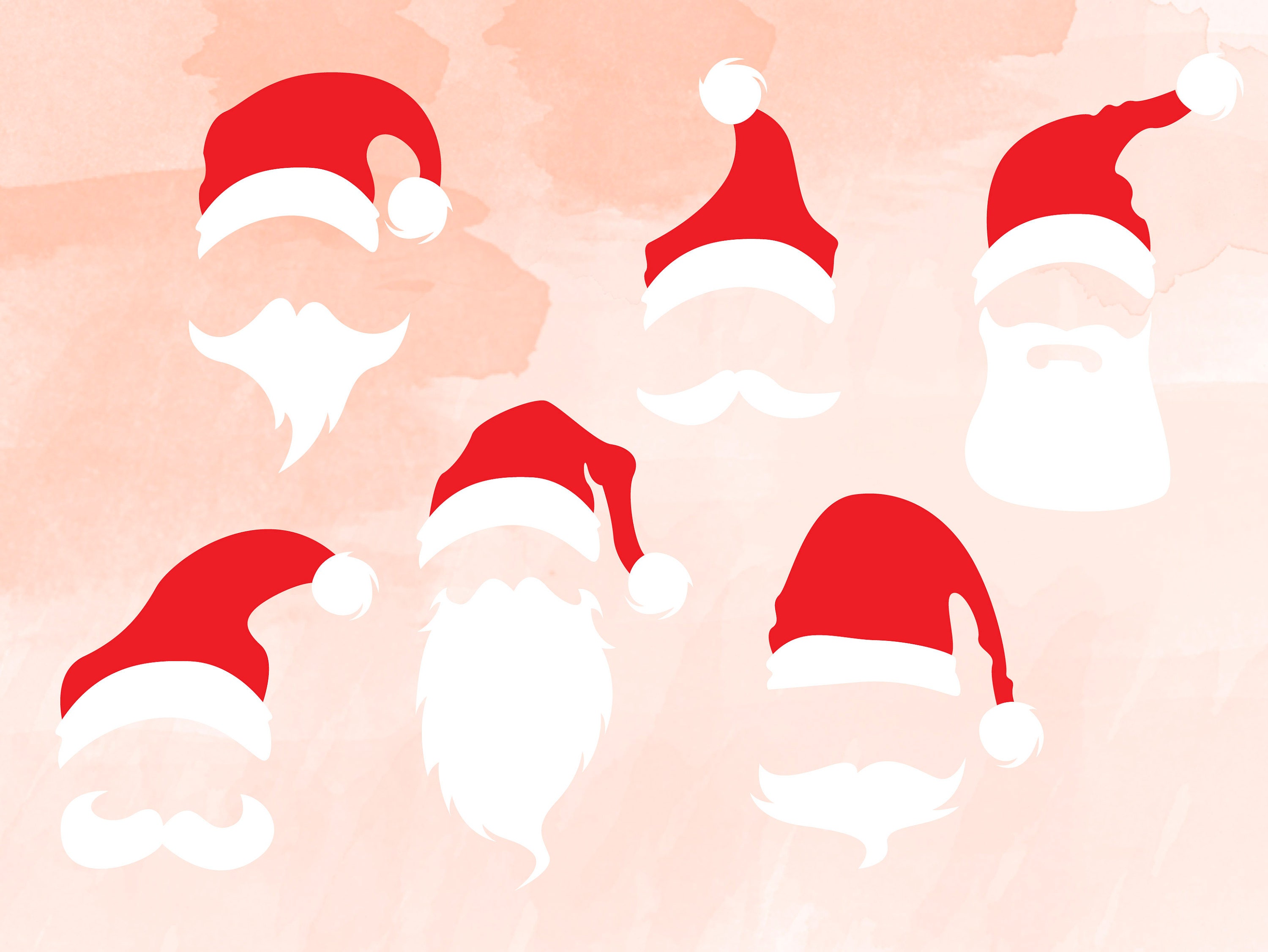 Download Santa face svg | Santa cut files | Holiday svg | Christmas ...