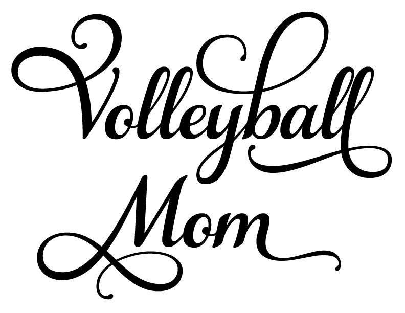 Download Volleyball mom svg T-shirt iron on designs Mom shirt