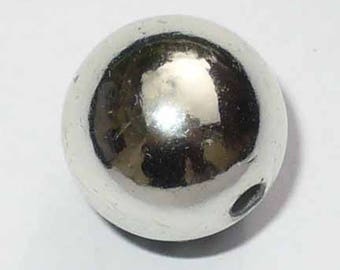 2 beads round smooth 14mm - CCBR43