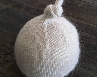 Bonnet Pixie birth - collection "snow"