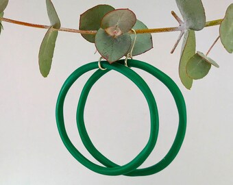 Emerald Hoop Earring | Big Mama