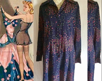 Vintage shirt dress size m-L
