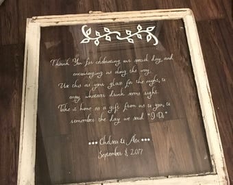 Antique window decor