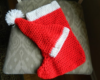Crochet Stocking Cocoon and hat