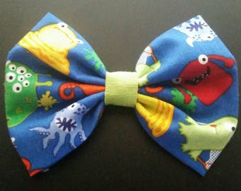 Monster Dog Bow Tie, Dog Collar Accessory, Collar Bow Tie, Dog Bow Tie