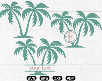 Download Palm tree svg | Etsy