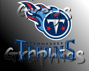 Tennessee Titans Primary Logo with Logotype Full Color - SVG - DXF - EPS - Vectors