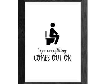 Bathroom prints | Etsy