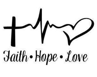 Faith Hope Love print