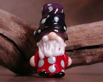 Lampwork Gnome Focal Bead Divine Spark Designs SRA