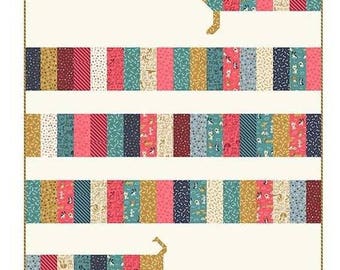 PATTERN DOXIE DOG Dachshund Weenie Dog All Wrapped Up Quilt